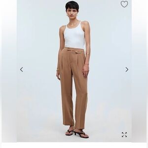 Madewell Rosedale Crepe Pant -tan 6